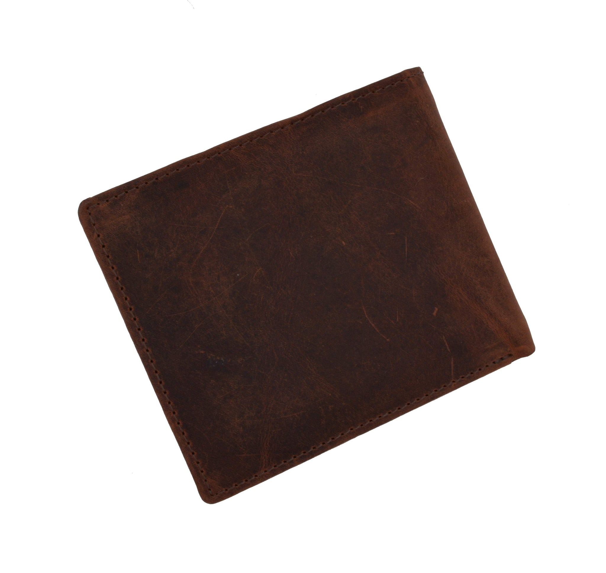 Vintage RFID Blocking Men's Genuine Leather Slim Bifold Wallet RFID60HTC - wallets for men's at mens wallet