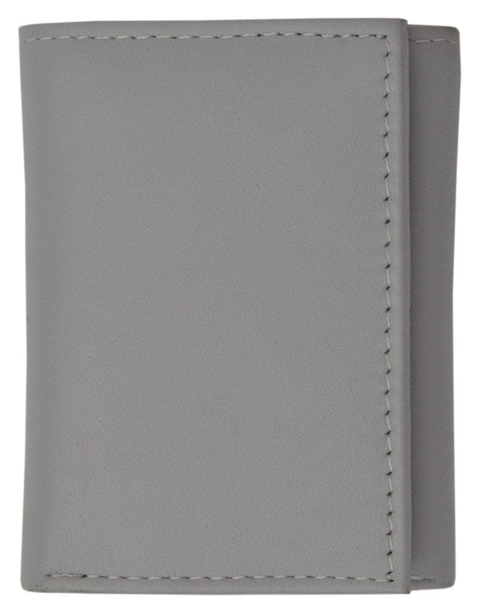 Premium Soft Leather Childrens Trifold Wallet Kids Bicolor Wallet Gift P 825 (C)-menswallet