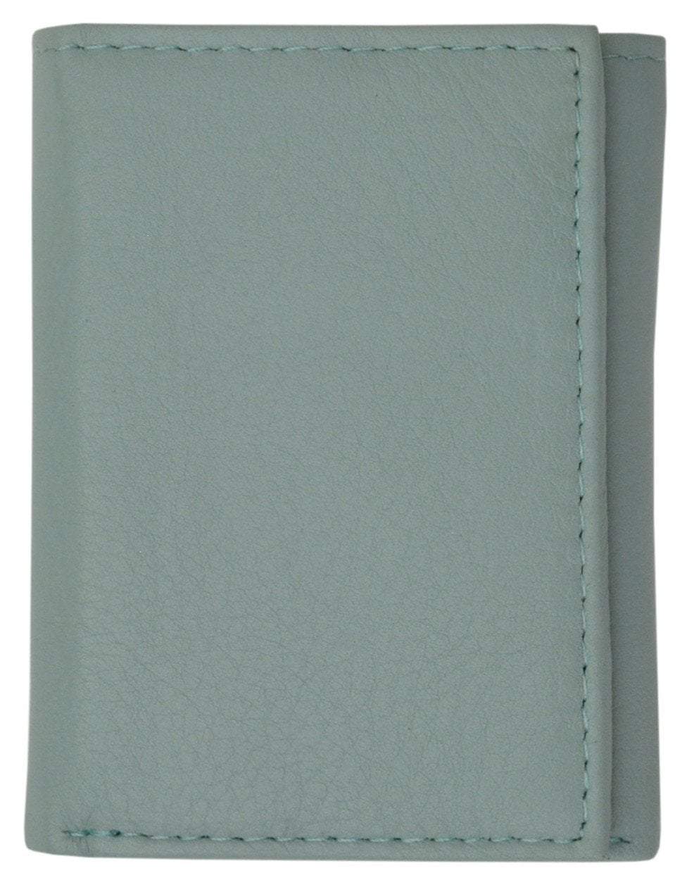 Premium Soft Leather Childrens Trifold Wallet Kids Bicolor Wallet Gift P 825 (C)-menswallet