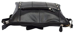 Women's Genuine Leather Stylish Evening Shoulder Purse Bag W/Adjustable Strap-menswallet