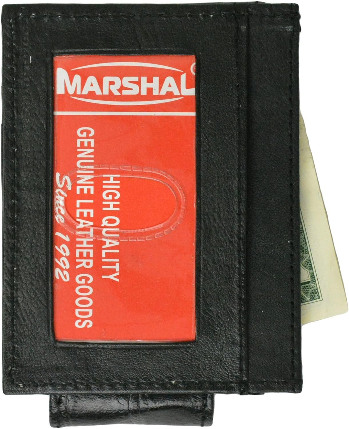 Marshal Crocodile Front Pocket Wallet Money Clip-menswallet