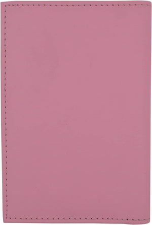 Travel Passport Organizer Holder Credit Card Case Protector Cover Wallet (Hot Pink)-menswallet
