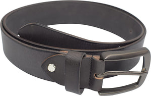 Marshal Men's Genuine Leather Classic Everyday Jean Belt, 1 1/2" Men Handmade Casual Dress Belts-menswallet