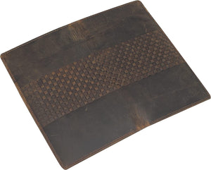 CAZORO RFID Blocking Mens Genuine Vintage Leather Bifold Long Wallet (Design Brown)-menswallet