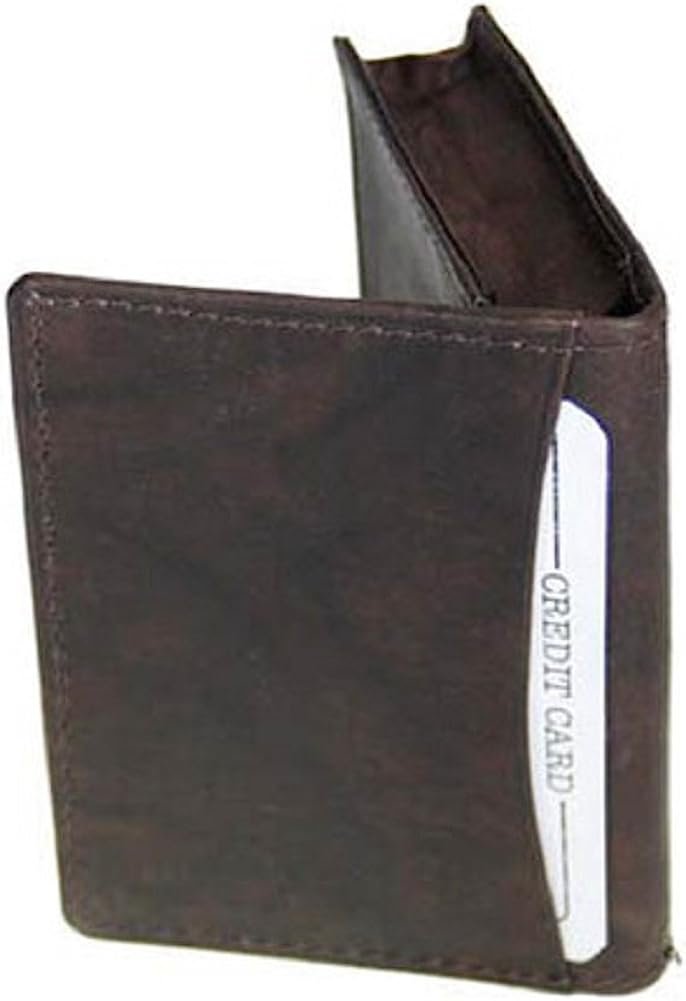 MW580BK 3 x 4 Mens Leather Credit Card Holder