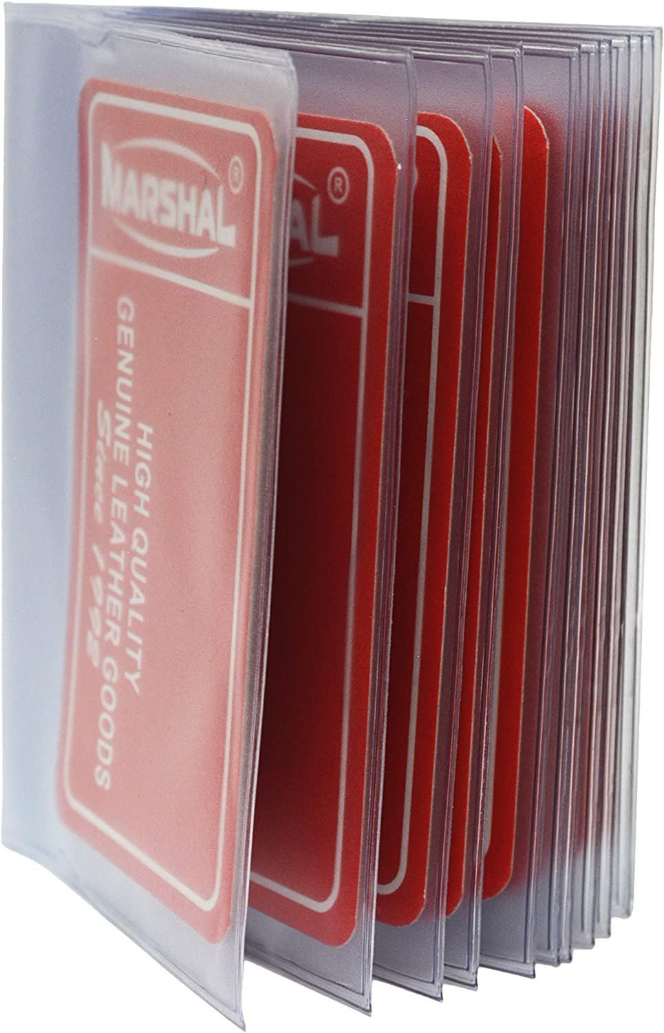 Set of 2-12 Page Plastic Wallet Inserts for Pictures or Credit Cards-menswallet