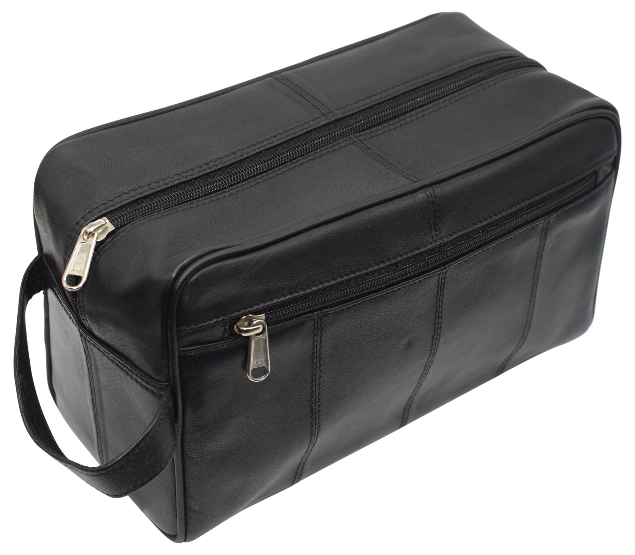 it's a toiletry travel bag for men and women Travel Toiletry Bag Genuine Leather Dopp Kit Travel Organizer For Men Women Large