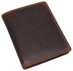 Wallets Leather Bifold Wallet Slim Vintage Credit Card ID Holder Minimalist-menswallet