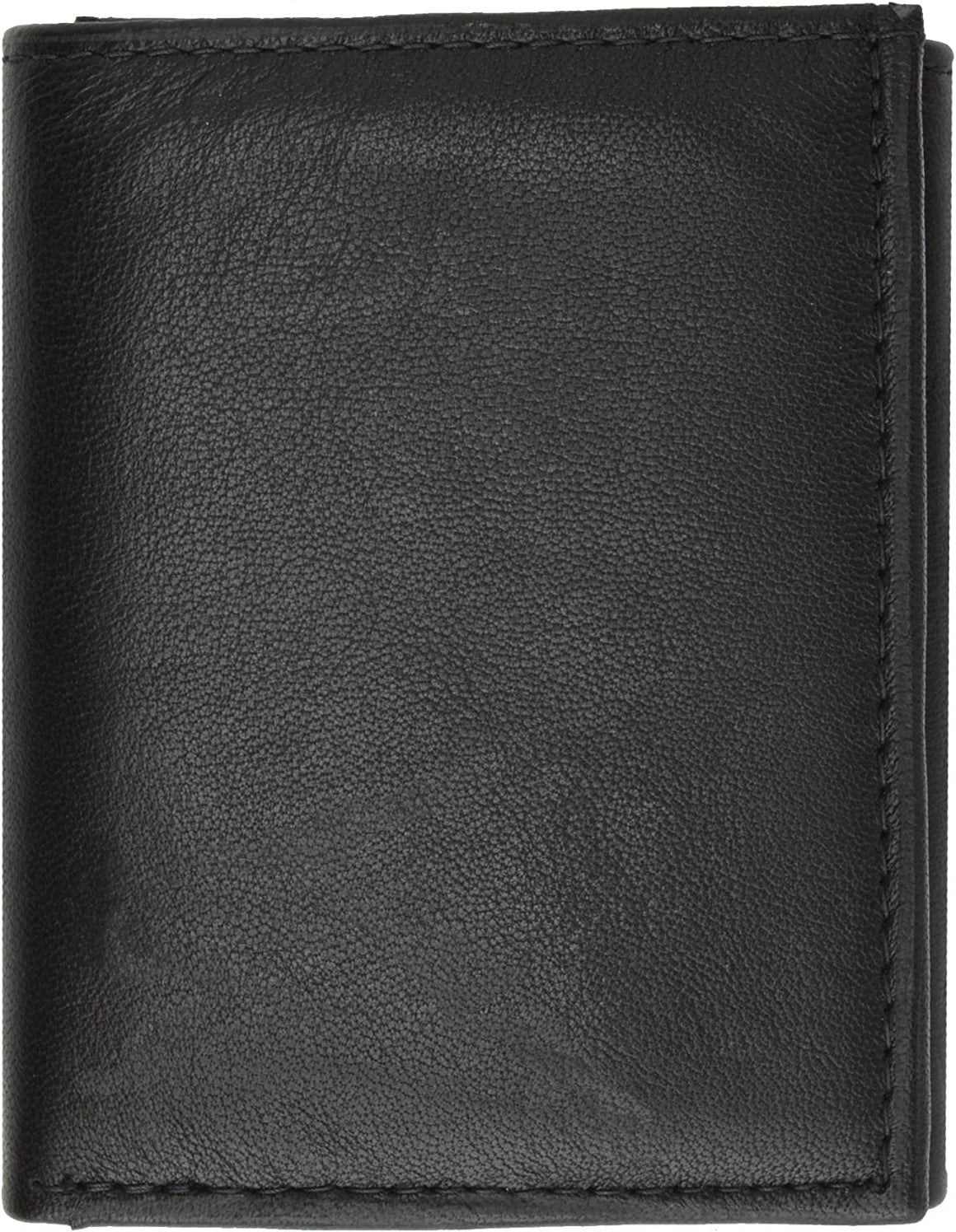 Marshal Soft Leather Lambskin Wallet With Center ID Card Window Credit Card Wallet