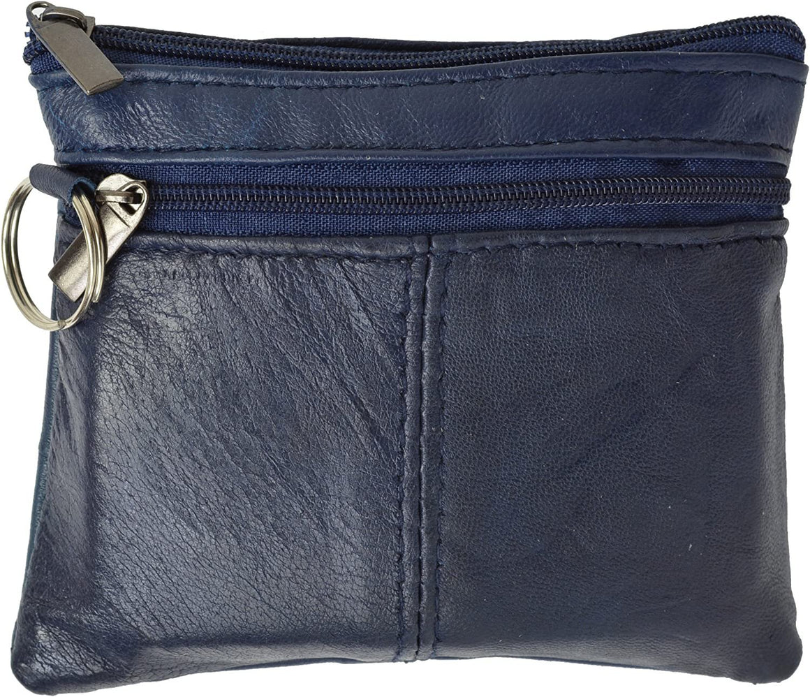 Marshal Genuine Leather Coin Purse with Front Id Holder