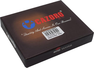 CAZORO Large Bifold Double ID Window Wallet RFID blocking Vintage Leather Wallets For Men (Brown)-menswallet