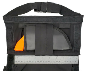 Leather Pistol Gun CCW Concealed Holster Belt Bag Waist Fanny Pack New Brown-menswallet