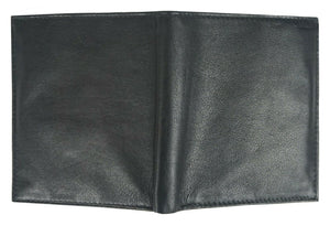Men's Genuine Leather Bifold Wallet Slim Hipster Cowhide Credit Card and ID-menswallet