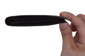 Men's Slim Bifold RFID Blocking Premium Genuine Leather Credit Card ID Wallet by Swiss Marshall-menswallet