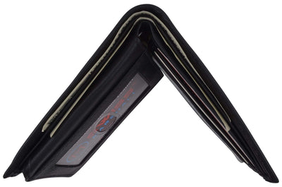 Portafoglio Marshal Portafoglio Uomo In Vera Pelle, Stile Bifold